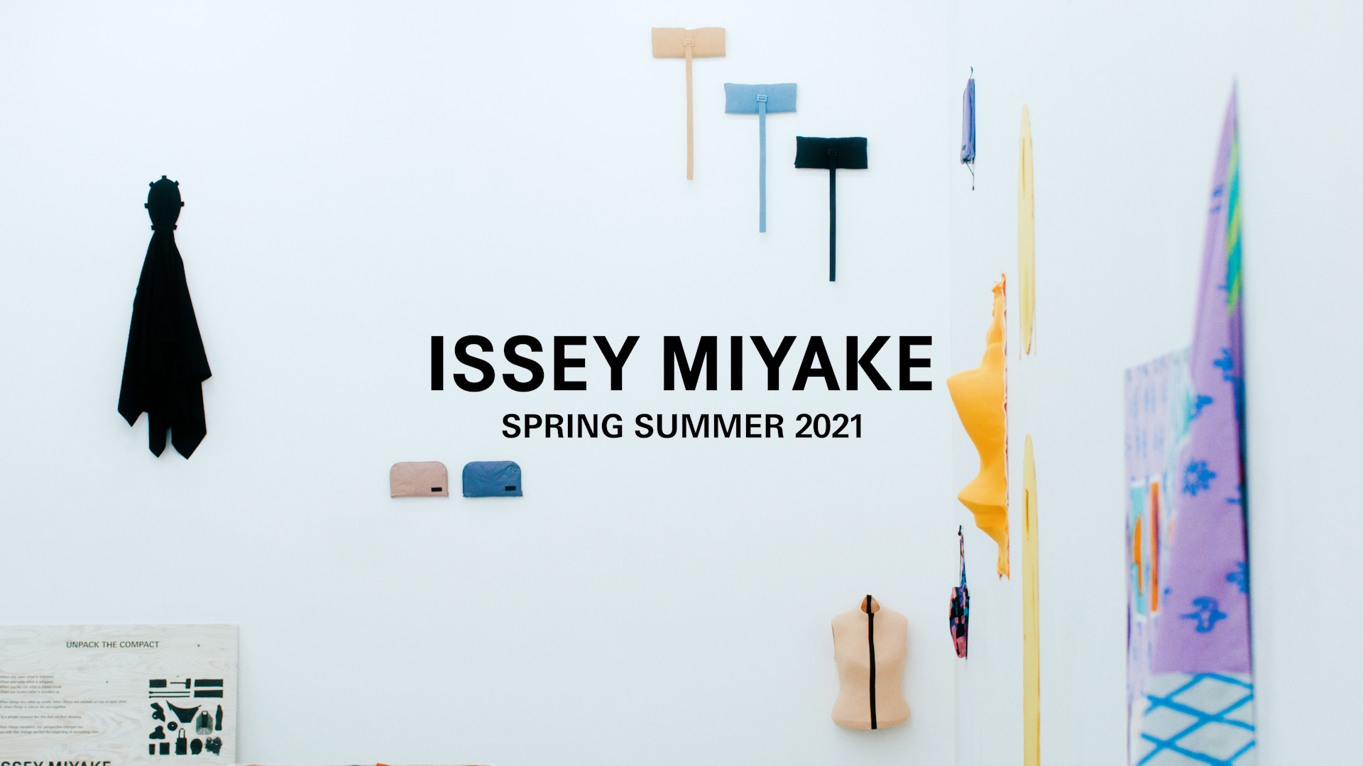 ISSEY MIYAKE 2021春夏系列 折疊畫廊中的藝術色彩