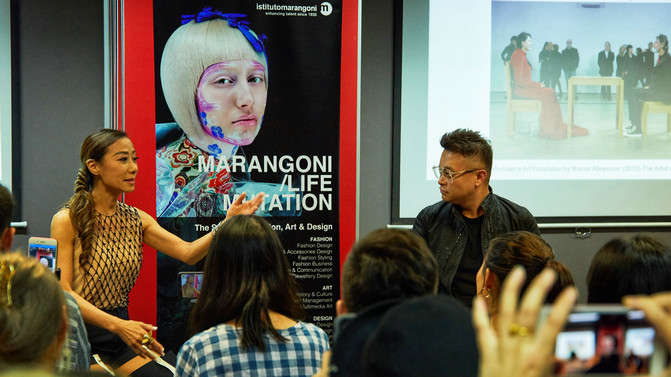 设计师张天爱对话跨界艺术家马兴文，Istituto Marangoni 马兰戈尼上海公开活动