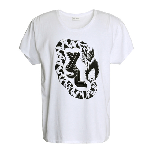 Yves saint Laurent/圣罗兰 男士T恤 白色 L