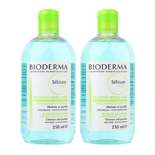 Bioderma/贝德玛 净妍洁肤液 500ml*2 卸妆水
