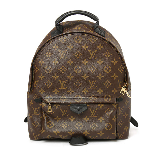 Louis Vuitton/路易威登 专柜爆款 小号老花经典女士双肩包PM Monogram Backpack M41560 帆布/配皮