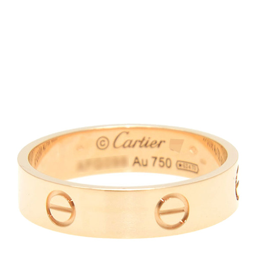 CARTIER/卡地亚love18K玫瑰金女性戒指\指环B4084800