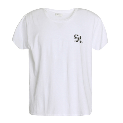 Yves saint Laurent/圣罗兰 男士T恤 白色 XL