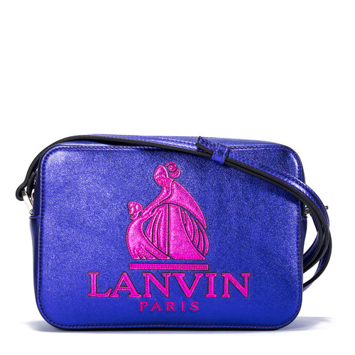 Lanvin/浪凡 女士紫色小牛皮单肩包LWBGRPS4