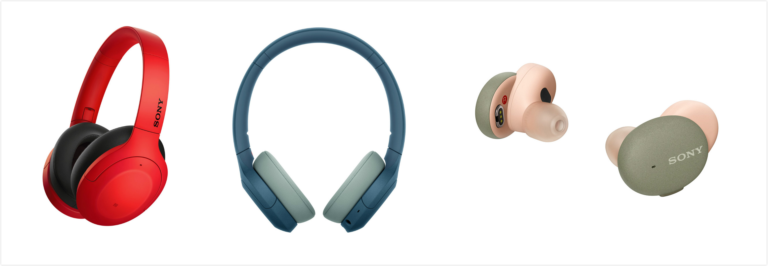 索尼发布h.ear新一代时尚系列耳机WH-H910N、WH-H810以及WF-H800