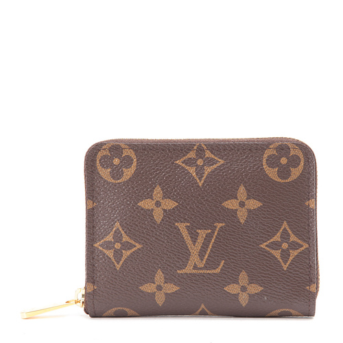 Louis Vuitton/路易威登 ZIPPY 中性款式老花色、帆布零钱包m60067