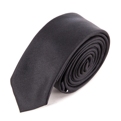 VERRI/VERRI 男士黑色商务斯文桑蚕丝领带 尺寸:145×5cm