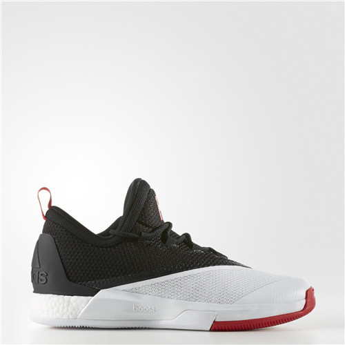 adidas(阿迪达斯) *白/黑CRAZYLIGHT BOOST 2.5低帮透气篮球鞋 44#